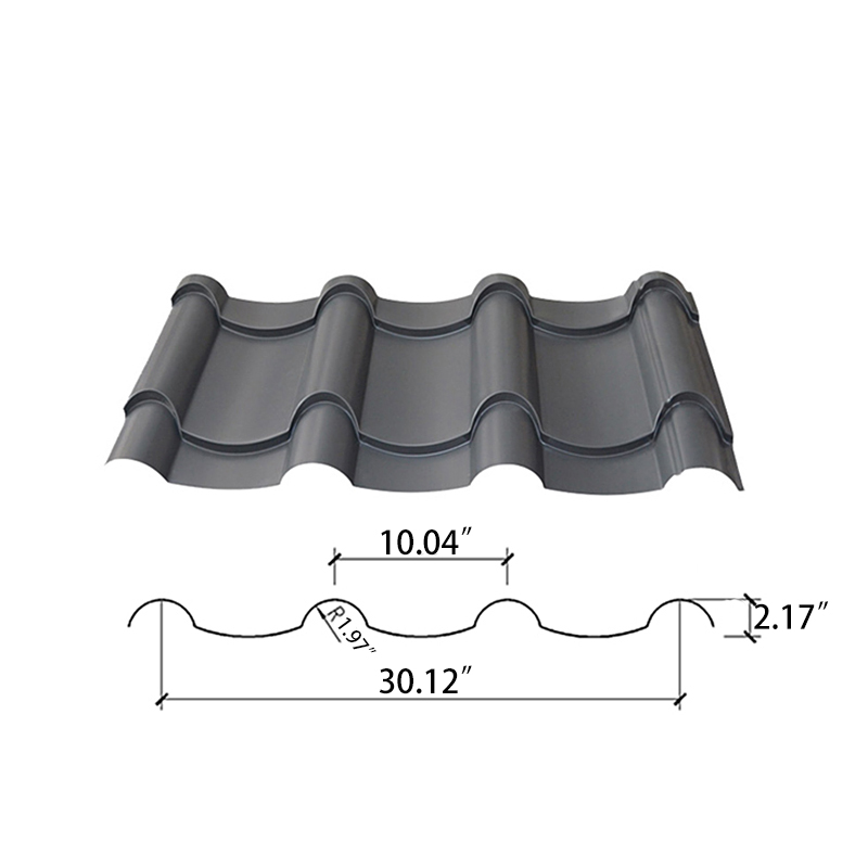 765 Model Unda metal texit tegula 765 Model Unda metal texit tegula